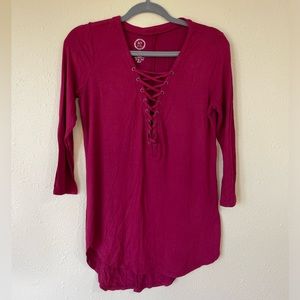 Maurices Tunic Style, 1/4 Sleeve Shirt